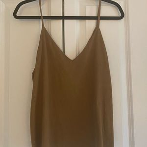 Forever 21 suede tan cami top